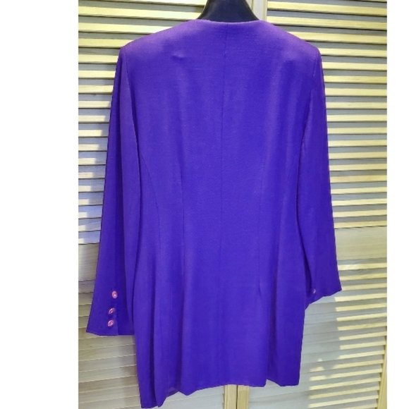 Two piece deep purple suit - Picture 2 of 7